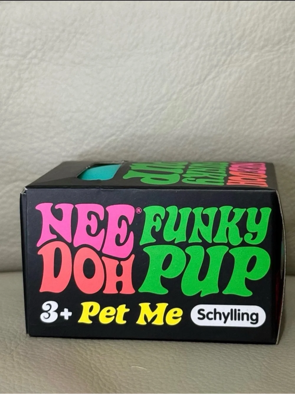 New NEEDOH Funky Pup Puppy DOG Nee Doh Stress Ball SQUISHY Fidget Toy Teal Blue